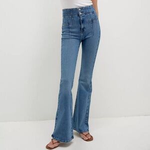Free People Jayde Flare Jeans We The Free High Rise 28